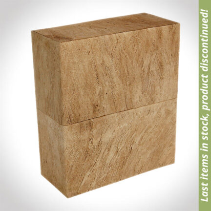 Simplicity earthurn woodgrain biodegradable urn