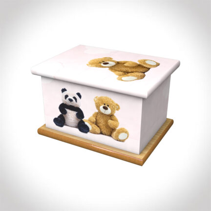 Ted-Ted pink child ashes casket