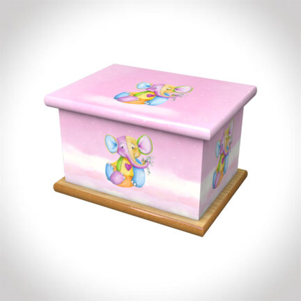 Forget me not child ashes casket