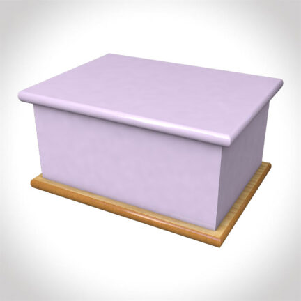 lavender lilac adult ashes casket
