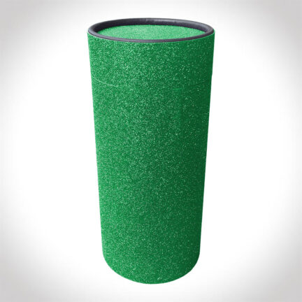 green glitter scatter tube