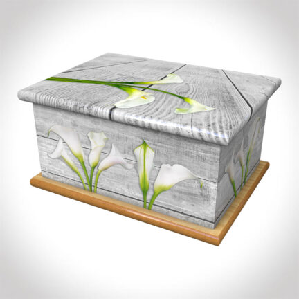 sweet lily adult ashes casket