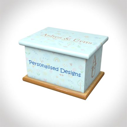 personalised child ashes casket