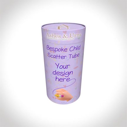 personalised child scatter tube